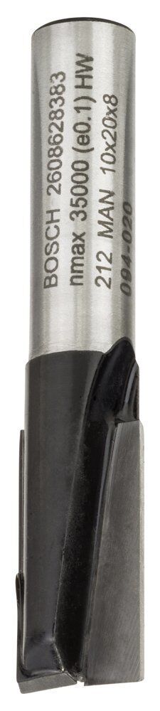 Bosch SDW Çift Oluklu Düz Freze Ucu 8*10*51mm