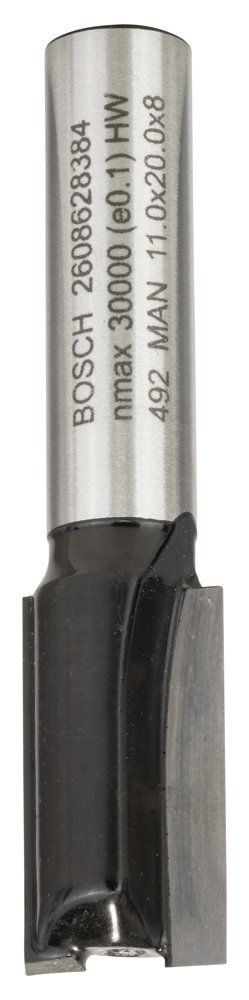 Bosch SDW Çift Oluklu Düz Freze Ucu 8*11*51mm