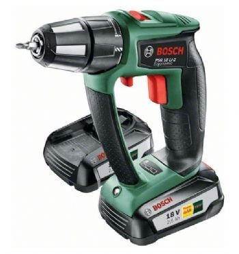 Bosch PSR 18 Li-2 ERGO EC Motor 18V 2,5AH Çift Akülü Li-ion Vidalama Makinesi