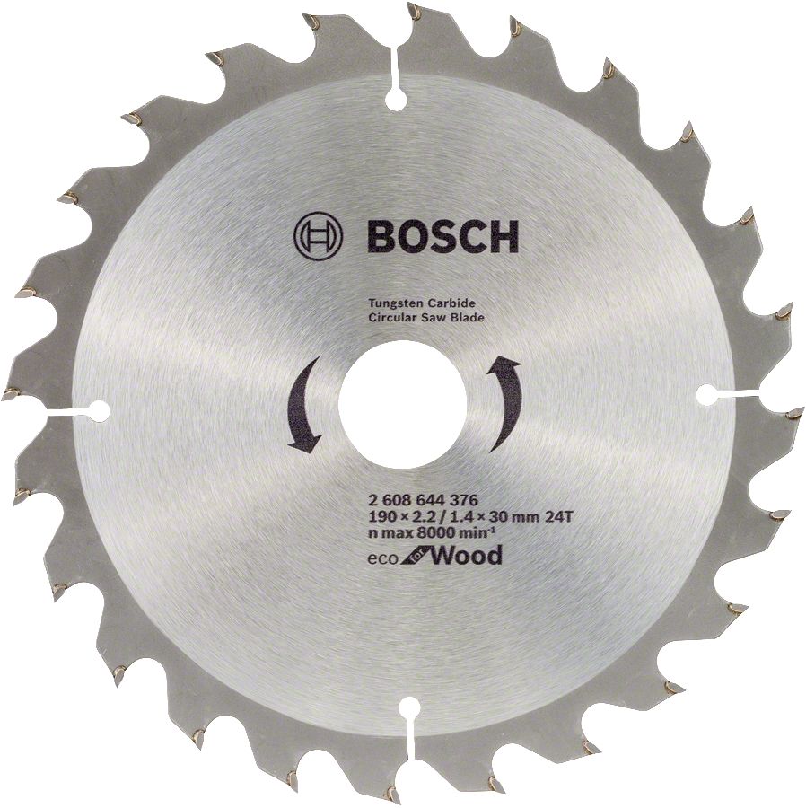 Bosch ECOW Daire Test. Bıç. 190*30mm 24DE10'lu