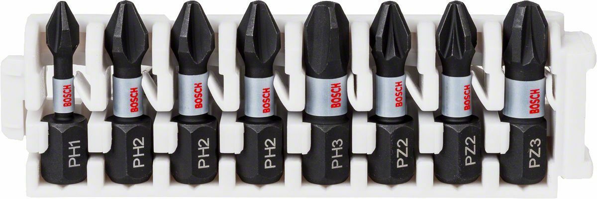 Bosch ImpactC Vidalama Ucu PH/PZ*25mm 8'li