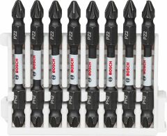 Bosch ImpactC Vidalama Çift Uç PH2-PZ2*65 8'li