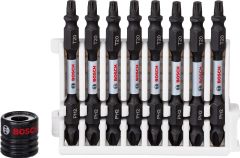 Bosch - Impact Control Serisi Çift Taraflı Vidalama Ucu 8'liPH2/T20 *65mm + Mıknatıslı Tutucu