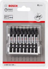 Bosch ImpactC Vidalama Çift Uç T20*65mm 8'li