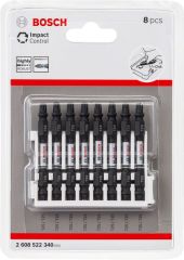 Bosch ImpactC Vidalama Çift Uç T25*65mm 8'li