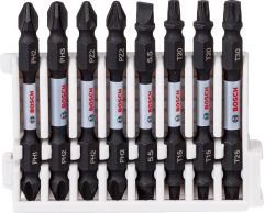 Bosch ImpactC Vidalama Çift Uç 65mm Set 8'li
