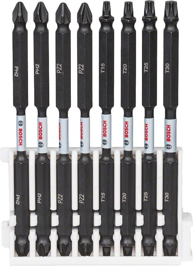 Bosch ImpactC Vidalama Çift Uç 110mm Set 8'li