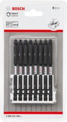 Bosch ImpactC Vidalama Çift Uç 110mm Set 8'li