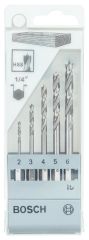 Bosch HEX Şaftlı Ahşap Matkap Ucu 5'li Set