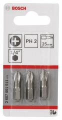 Bosch ExtraHard Vidalama Ucu PH2*25 mm 3'lü