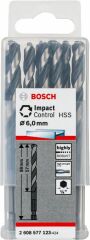 Bosch - Altıgen Şaftlı - Impact Control - HSS Metal Matkap Ucu 6,0*98mm 10'lu Paket