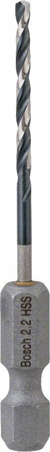 Bosch - Altıgen Şaftlı - Impact Control - HSS Metal Matkap Ucu 2,2*64mm