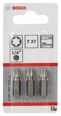 Bosch ExtraHard Vidalama Ucu T27*25 mm 3'lü