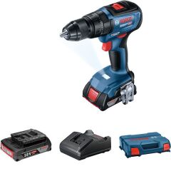 Bosch GSB 18V-50 Çift Akülü 2 Ah Darbeli Vidalama Makinesi