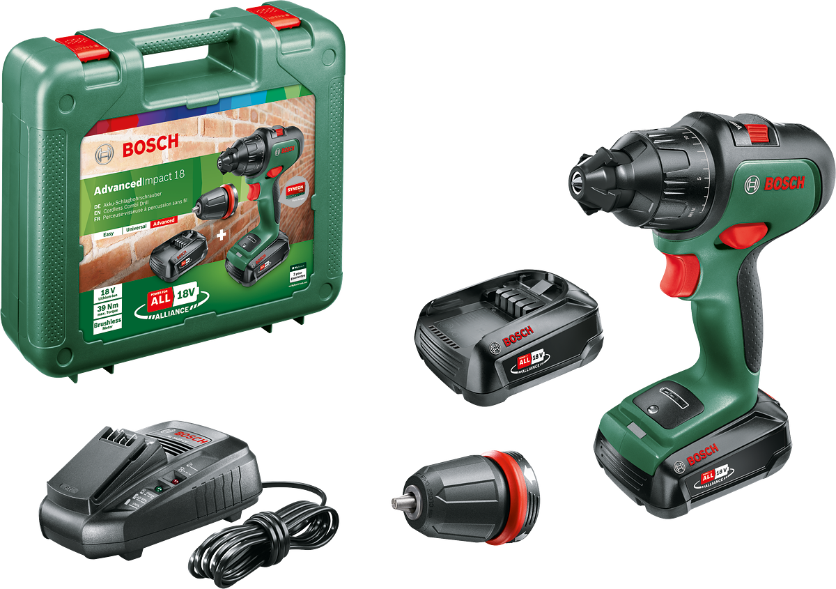 Bosch Akülü Darbelİ Matkap AdvancedImpact 18 B