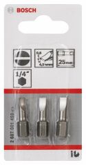 Bosch ExtraHard Vidalama Ucu S0,6x4,5*25mm 3lü