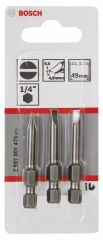 Bosch ExtraHard Vidalama Ucu S0,5x4,0*49mm 3lü