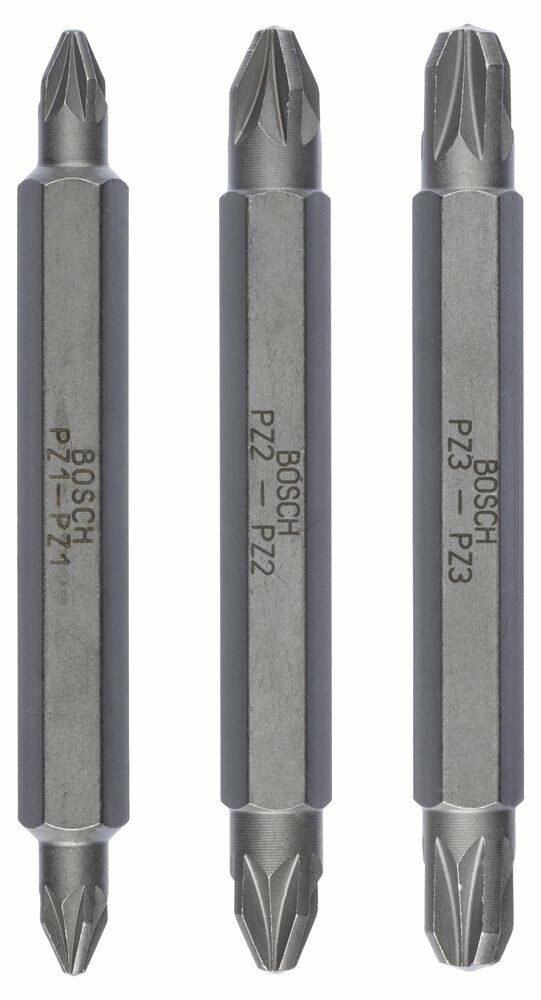 Bosch Çiftli Vidalama Ucu PZ11/22/33*60mm 3'lü