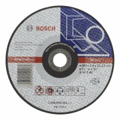 Bosch EXMetal Kesme Taşı 180*3,0 mm Bombeli