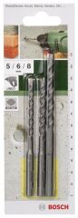 Bosch SDS-Q Beton Matkap Uç Set 5-6-8 mm