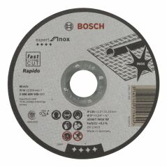Bosch EXInox Kesme Taşı 125*1,0 mm Düz
