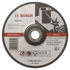 Bosch EXInox Kesme Taşı 180*1,6 mm Bombeli
