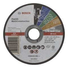 Bosch MultCons. Rap.Kesme Taşı 125*1,0 mm