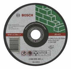 Bosch EXStone Kesme Taşı 150*2,5 mm Düz