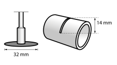 Kesme diski 32 mm (540)