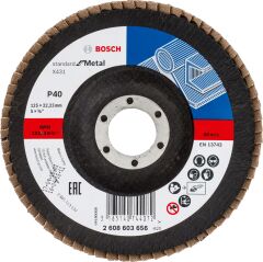 Bosch X431 125 mm ALOX 40 K Flap Disk