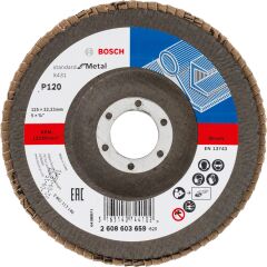 Bosch X431 125 mm ALOX 120 K Flap Disk