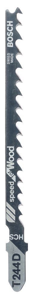Bosch Dekupaj Bıçağı SpeedforWood T244D 5'li