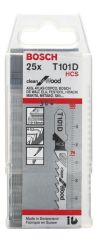 Bosch Dekupaj Bıçağı CleanforWood T101D 25'li