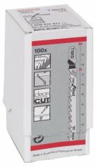 Bosch Dekupaj Bıçağı CleanforWood T101D 100'lü