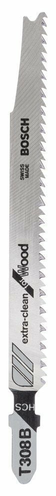 Bosch Dekupaj Bıçağı ExCleanfWood T308B 25'li