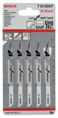 Bosch Dekupaj Bıçağı CleanfHardWo T101BRF 5'li