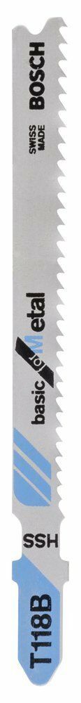 Bosch Dekupaj Bıçağı BasicforMetal T118B 100lü