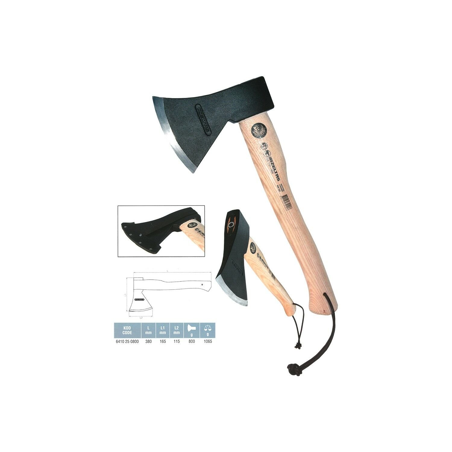 İzeltaş Nacak 6410250800 (Balta) - Dövme Çelik