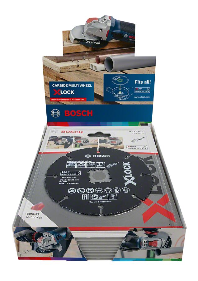 Bosch X-LOCK CMW Kesme Diski 115 mm 10'lu