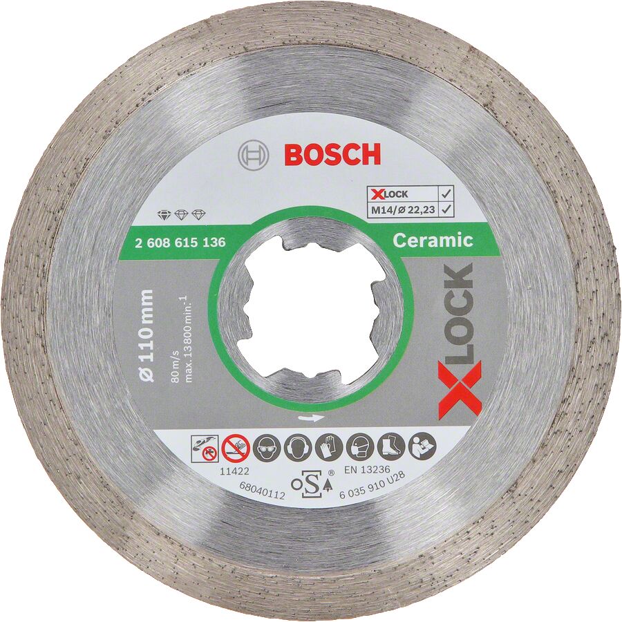 Bosch X-LOCK Elmas Kesme Disk SFCeramic 110mm