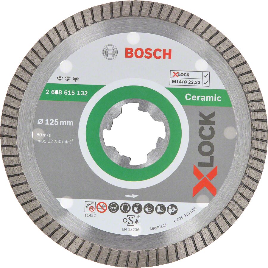 Bosch X-LOCK Elmas Kesme Disk BFCeramExT 125mm