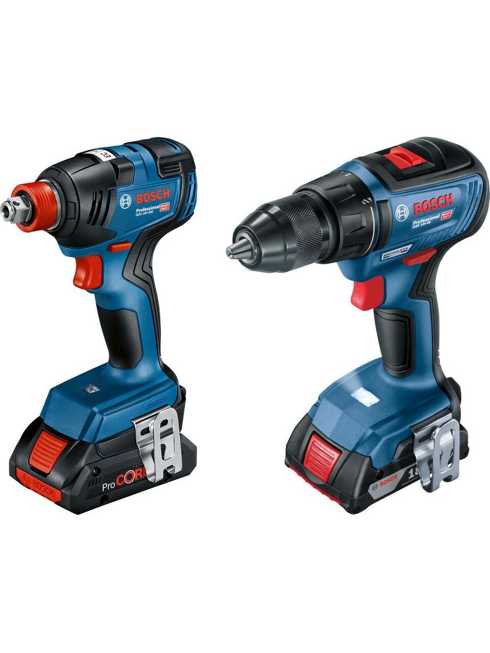 GSR 18V-50 +GDX 18V-200 (2*4AH) BOSCH 06019J2220