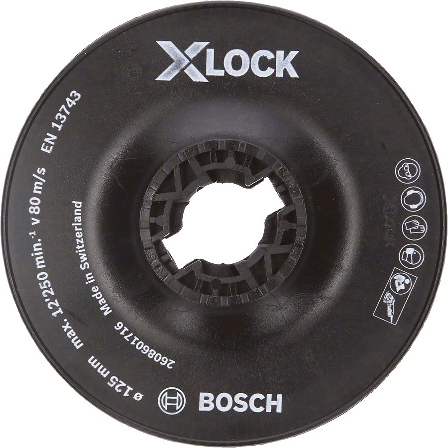 Bosch X-LOCK 125 mm Fiber Disk Hard Taban