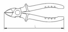 İzeltaş Yan Keski Opak Seri 160mm